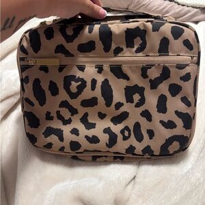 CALPAK Leopard Print toiletry bag